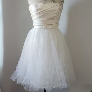 ML Monique lhullier tulle mini dress